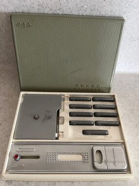 Sears Kenmore Buttonholer Attachment w/ Templates & Case Model 16 Vintage Sewing